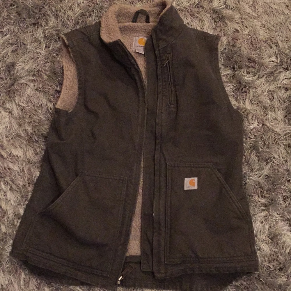 Carhartt green vest